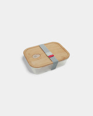 Lunchbox en verre et bambou personnalisable