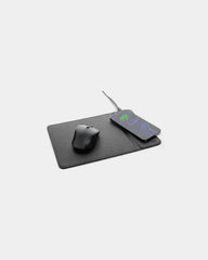 Tapis de souris en PU RCS avec chargeur 10W à personnaliser