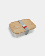 Lunchbox en verre et bambou personnalisable