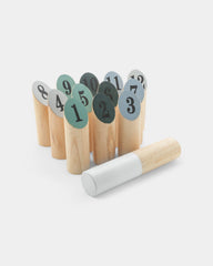 Jeu de quilles finlandaises en bois FSC® à personnaliser