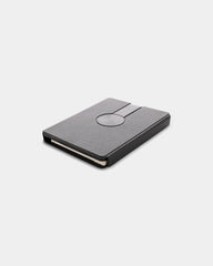 Carnet de notes avec chargeur en PU recyclé à personnaliser