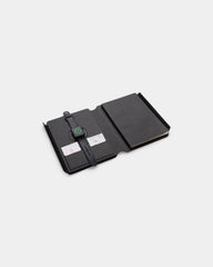 Carnet de notes avec chargeur en PU recyclé à personnaliser