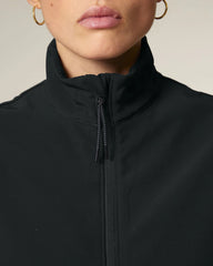 Bodywarmer softshell écoresponsable pour femme à personnaliser