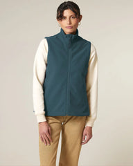 Bodywarmer softshell écoresponsable pour femme à personnaliser