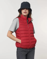 Bodywarmer pour femme 100% recyclé à personnaliser
