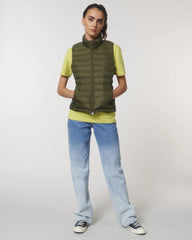 Bodywarmer pour femme 100% recyclé à personnaliser