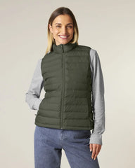 Bodywarmer pour femme 100% recyclé à personnaliser