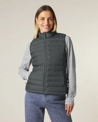 Bodywarmer pour femme 100% recyclé à personnaliser