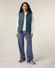 Bodywarmer pour femme 100% recyclé à personnaliser