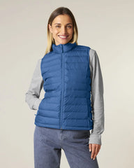 Bodywarmer pour femme 100% recyclé à personnaliser