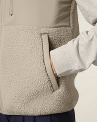 Veste sherpa sans manches unisexe à personnaliser