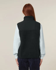 Veste sherpa sans manches unisexe à personnaliser