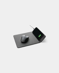 Tapis de souris en PU RCS avec chargeur 10W à personnaliser
