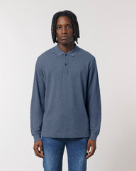 Polo manches longues unisexe personnalisable