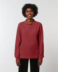 Polo manches longues unisexe personnalisable
