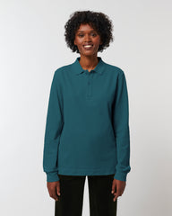 Polo manches longues unisexe personnalisable