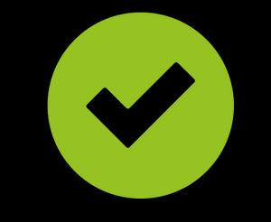Validation icône