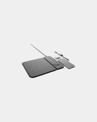 Tapis de souris chargeur 15W 3 en 1 en PU RCS à personnaliser