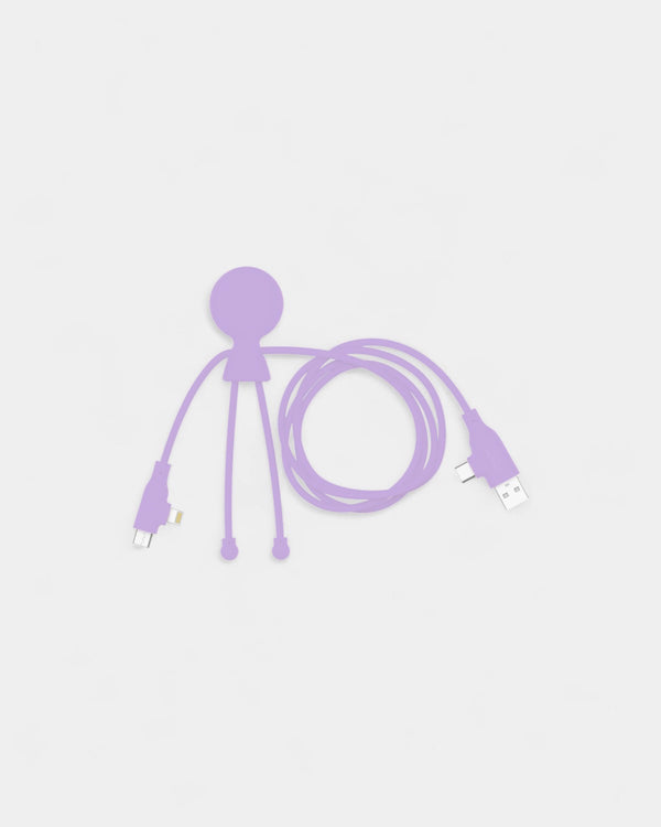 Câble 60W 3 en 1 en plastique recyclé à personnaliser