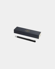 Stylo roller acier inoxydable Parker Vector à personnaliser - Noir