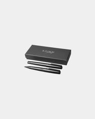 Coffret cadeau stylo duo métal à personnaliser - Noir