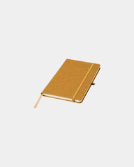 Carnet en cuir éco-responsable Atlana A5 à personnaliser - Marron