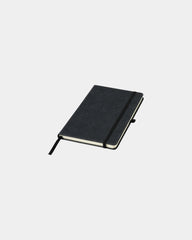 Carnet en cuir éco-responsable Atlana A5 à personnaliser - Noir