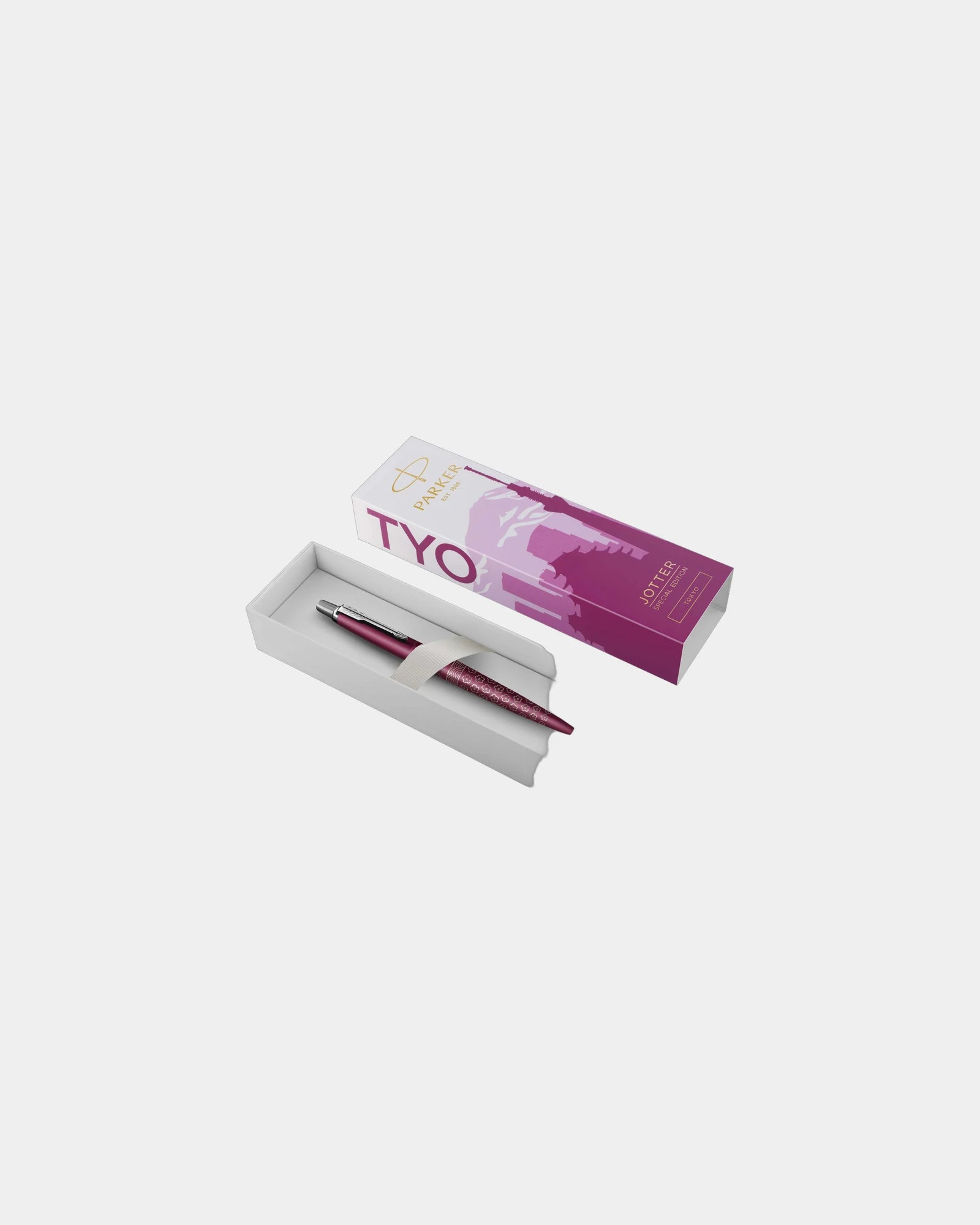 Stylo bille métal Parker Jotter SE Global Icons à personnaliser - Rose