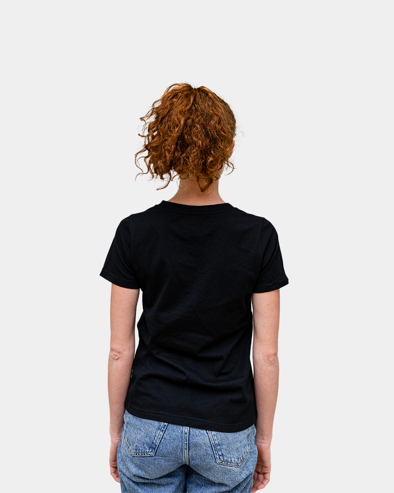T-shirt femme col V Made in France à personnaliser