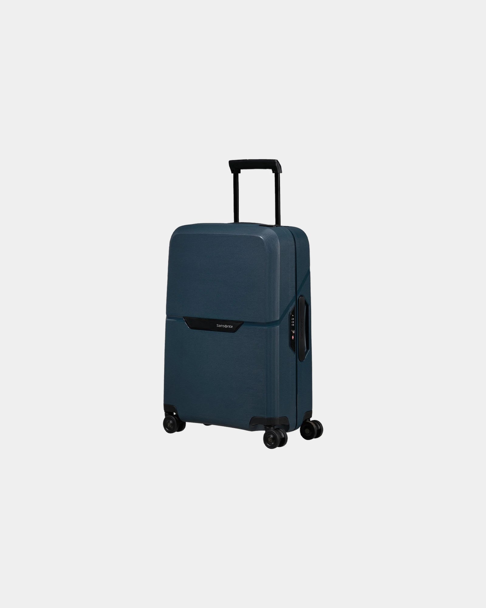 Valise rigide recyclée Samsonite Magnum 75 cm - Bleu Foncé