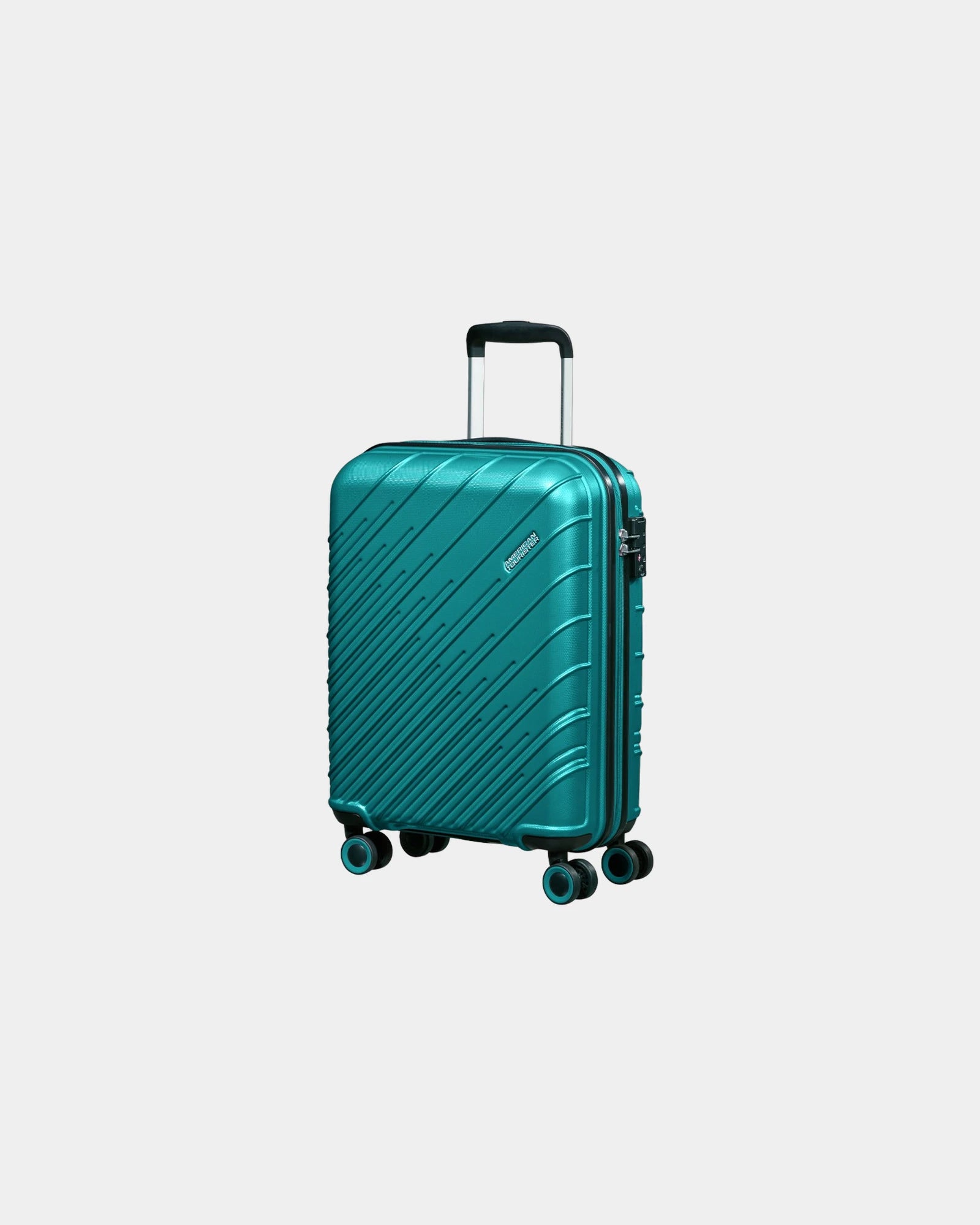Valise 77cm Speedstar 4 roues American Tourister à personnaliser - Bleu Turquoise