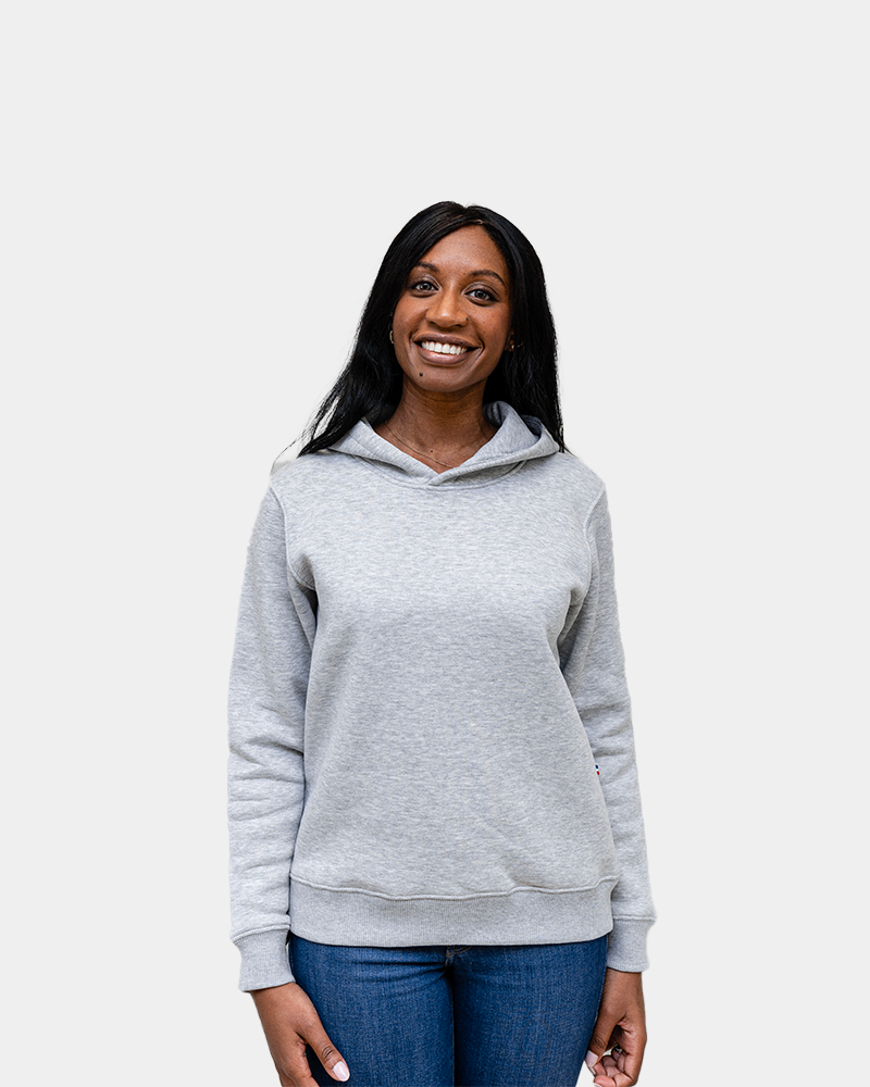Sweat à capuche femme Made in France à personnaliser