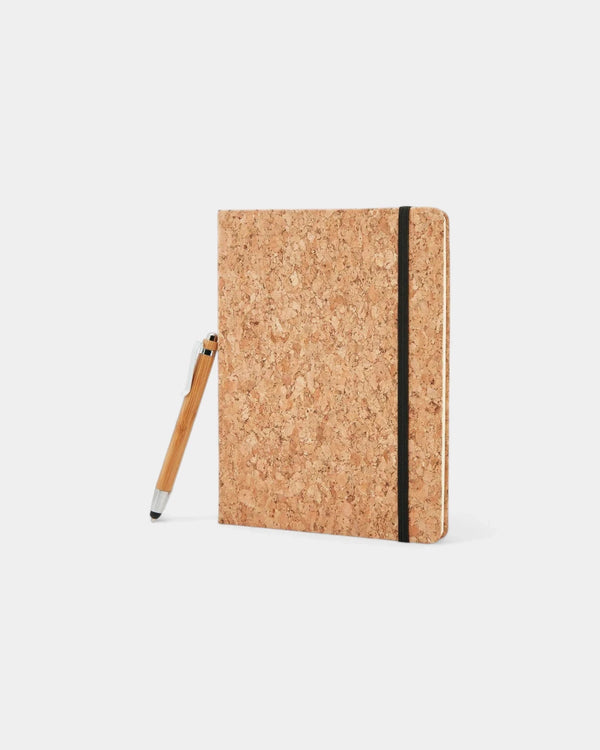 carnet-de-notes-a5-en-liege-et-stylo-en-bambou-personnalisable1