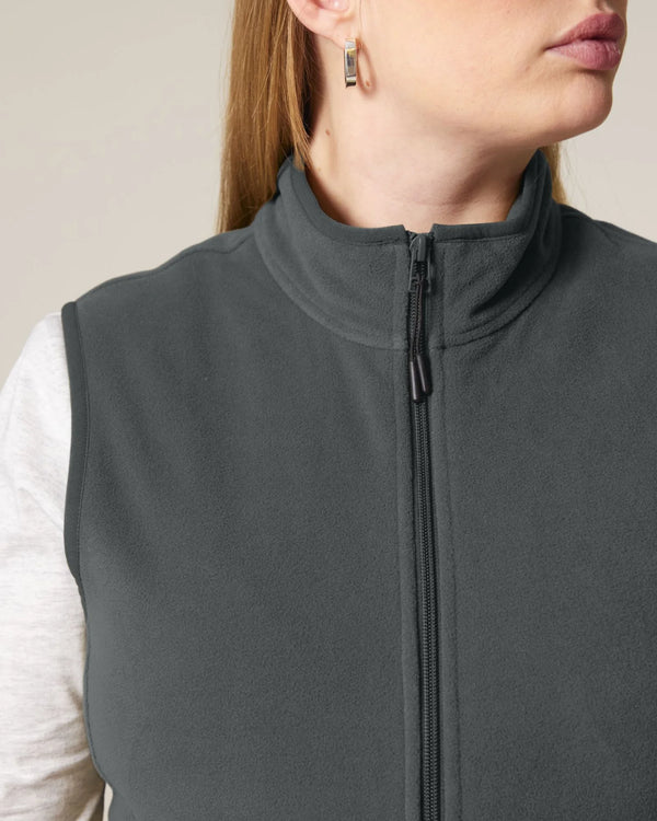 Veste polaire sans manches pour femme à personnaliser