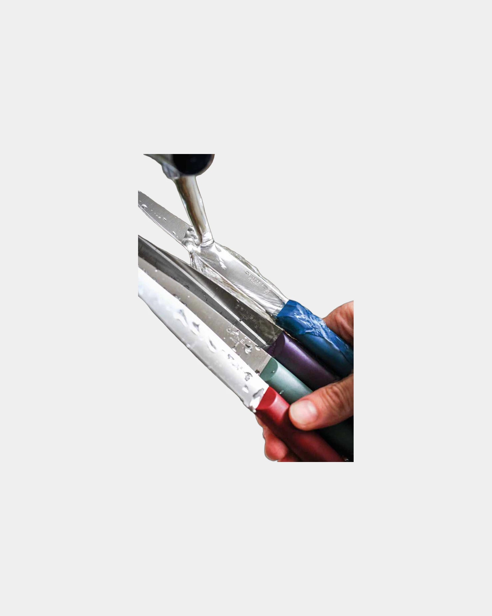 Couteau de table acier inoxydable Opinel N°125 à personnaliser - Blue