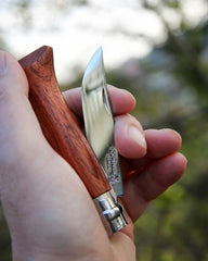 Couteau personnalisable N°08 Luxe Padouk Opinel à personnaliser - 4