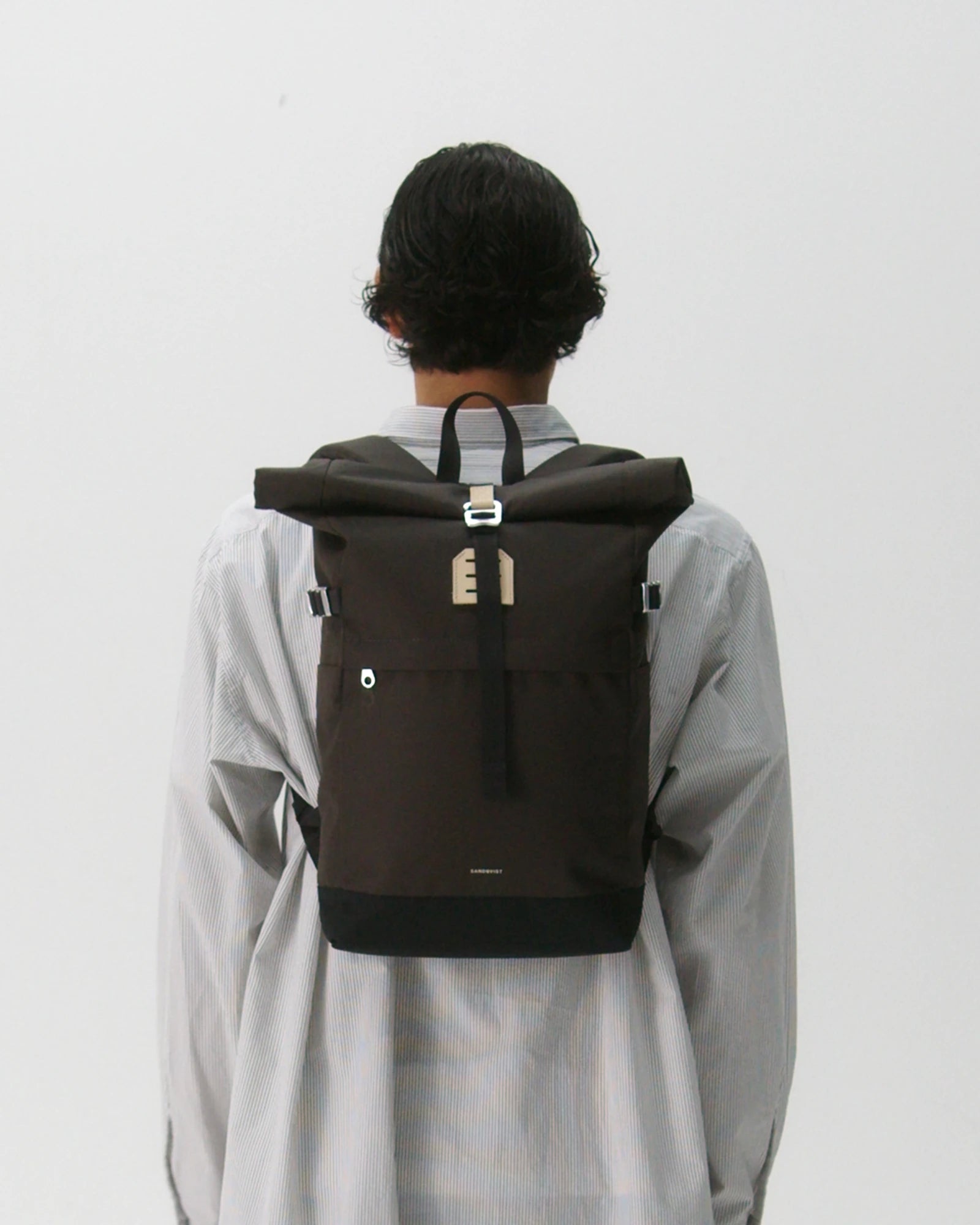 Sac à dos recyclé Sandqvist Icon Rolltop 23L à personnaliser - 11