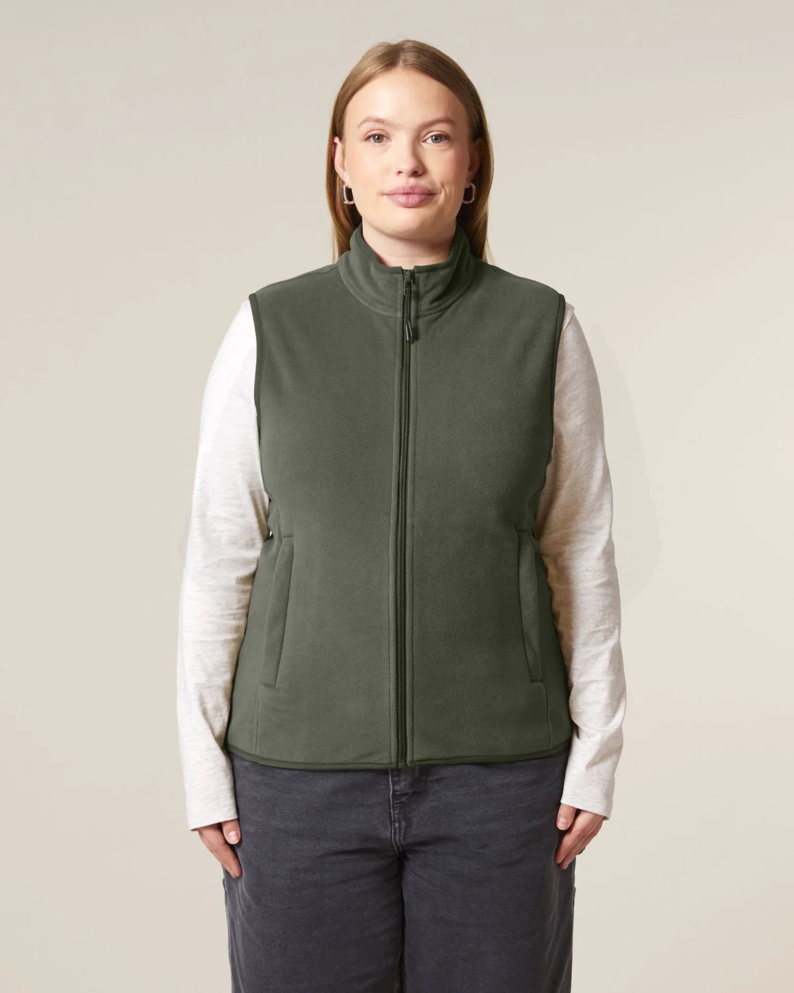 Veste polaire sans manches pour femme à personnaliser