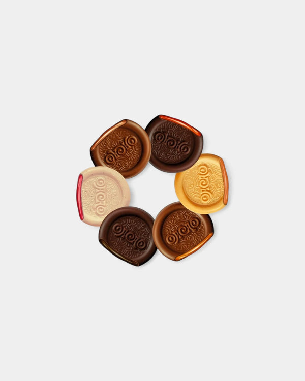 Boîte de 9 chocolats à personnaliser