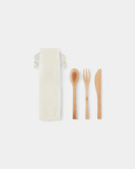 Set de couverts en bambou à personnaliser