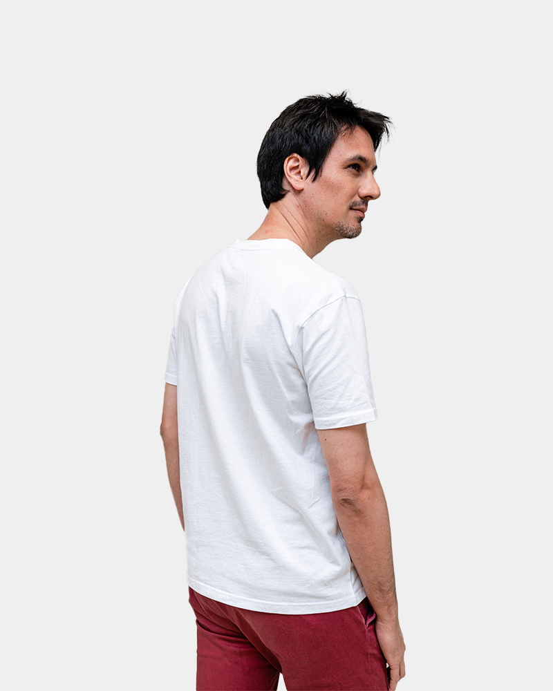 T-shirt homme col V Made in France à personnaliser