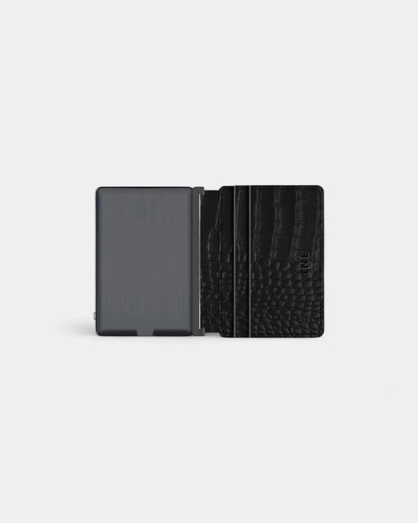 Porte-cartes anti-RFID en cuir recyclé personnalisable
