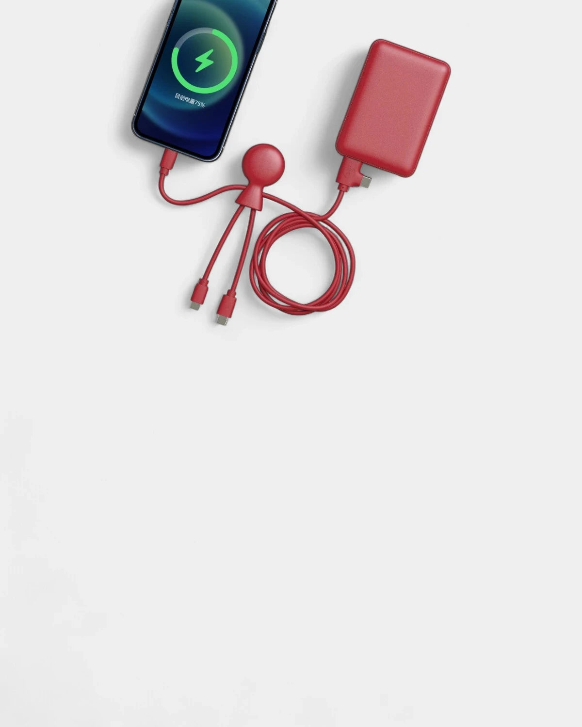 Pack de charge 5 000 mAh multi-connecteurs à personnaliser