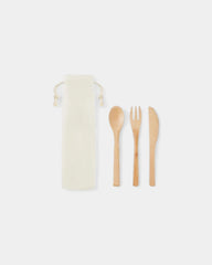 Set de couverts en bambou à personnaliser