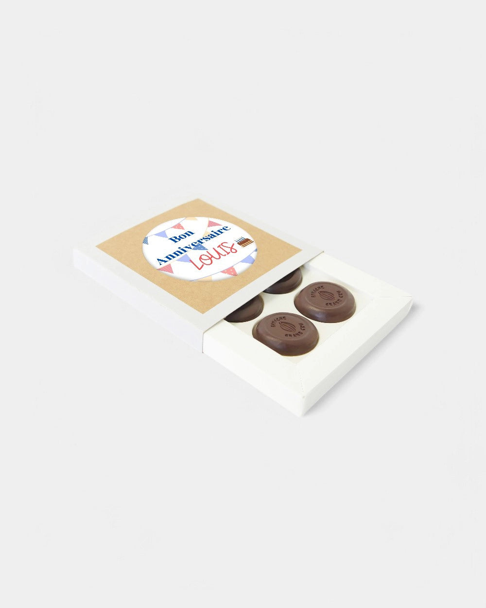 Boîte de 16 chocolats à personnaliser