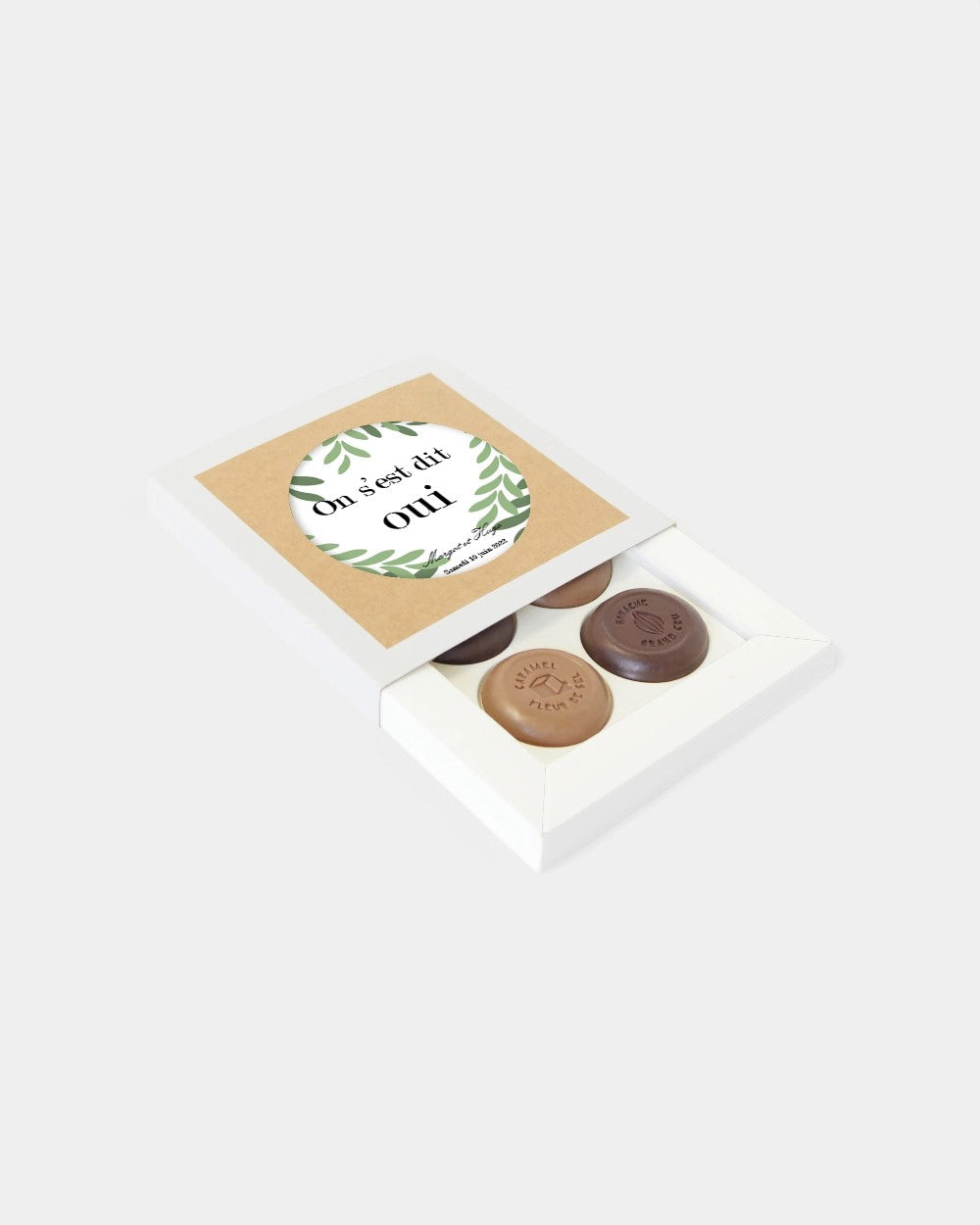 Boîte de 16 chocolats à personnaliser
