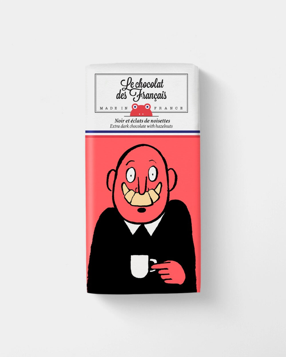 Tablette de chocolat noir et noisettes à personnaliser