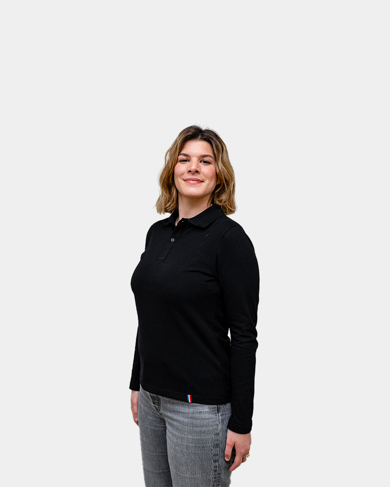 Polo Femme manche longue à personnaliser