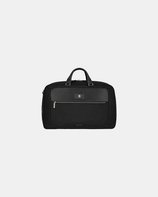 Sac de voyage nylon cuir Victorinox Mythic Weekender à personnaliser - Noir