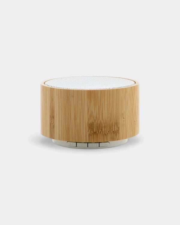 Haut-parleur sans fil en bambou FSC® à personnaliser